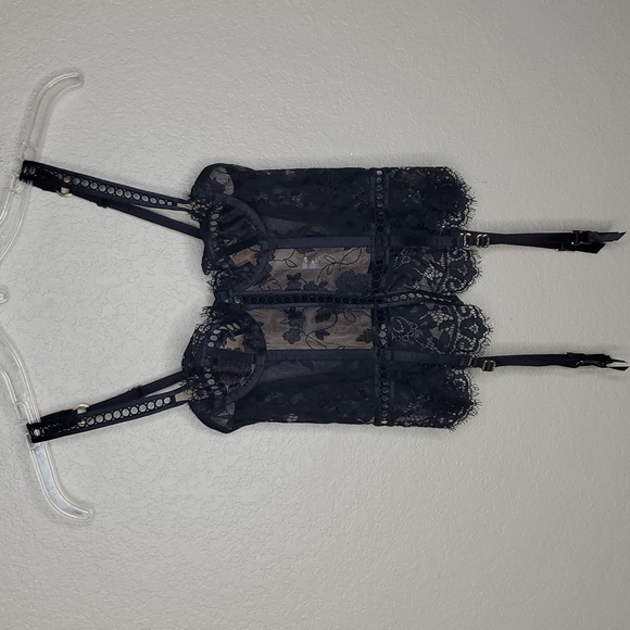 Honey Birdette Black Molly Corset - Picture 3 of 7